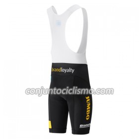 Culotte corto con tirantes 2018 LottoNL-Jumbo N001